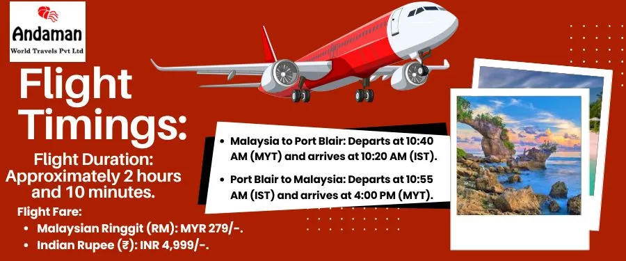 Malaysia to Andaman Flight and Fare